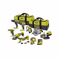 Description générale Le Pack RYOBI Combo 9 outils - 1 batterie 5.0Ah - 1 batterie 2.0Ah - 1 chargeur - R18CK9-252S est un ens ...