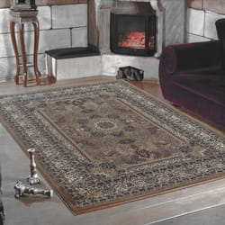 Tapis classique oriental - Marrakesh - 0207 - Beige - 160x230 cm - 12 mm de hauteur de poils