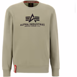 Alpha Industries Basic Sweat-shirt, vert, taille S pour Hommes