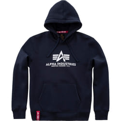 Alpha Industries Basic Chandail à capuchon, bleu, taille S pour Hommes
