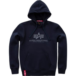 Alpha Industries Basic Chandail à capuchon, bleu, taille S pour Hommes