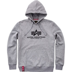 Alpha Industries Basic Chandail à capuchon, gris, taille S pour Hommes
