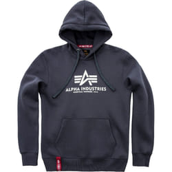 Alpha Industries Basic Chandail à capuchon, gris, taille S pour Hommes