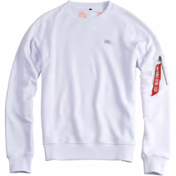 Alpha Industries X-Fit Sweat-shirt, blanc, taille XS pour Hommes