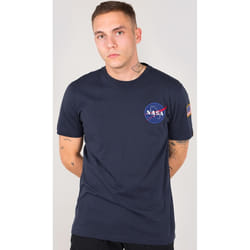 Alpha Industries Space Shuttle T-Shirt, bleu, taille M pour Hommes