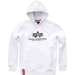 Alpha Industries Basic Chandail à capuchon, blanc, taille 2XS pour Hommes