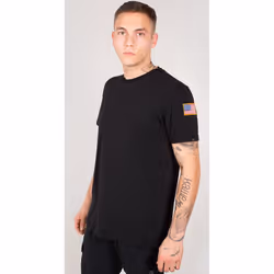 Alpha Industries NASA T-Shirt, noir, taille S pour Hommes