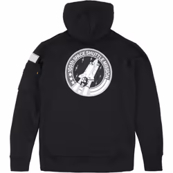 Alpha Industries Space Shuttle Chandail à capuchon, noir, taille M pour Hommes