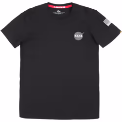 Alpha Industries Space Shuttle T-Shirt, noir, taille XS pour Hommes