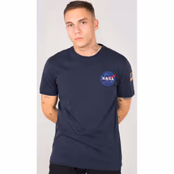 Alpha Industries Space Shuttle T-Shirt, bleu, taille XS pour Hommes