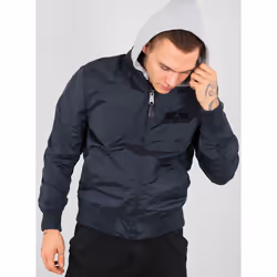 Alpha Industries MA-1 TT Hood Veste, bleu, taille S pour Hommes