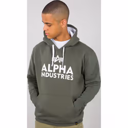 Alpha Industries Foam Print Chandail à capuchon, vert, taille XS pour Hommes