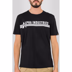 Alpha Industries T-Shirt, noir-blanc, taille S pour Hommes
