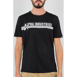 Alpha Industries T-Shirt, noir-blanc, taille S pour Hommes