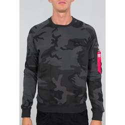 Alpha Industries X-Fit Camo Sweatshirt, noir-multicolore, taille S pour Hommes
