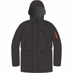 Alpha Industries Explorer Veste, gris-vert-brun, taille S pour Hommes