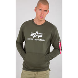 Alpha Industries 3D Logo Sweatshirt, vert, taille M pour Hommes