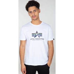 Alpha Industries Basic Rainbow Ref. T-Shirt, blanc, taille XL pour Hommes
