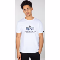 Alpha Industries Basic Rainbow Ref. T-Shirt, blanc, taille XL pour Hommes