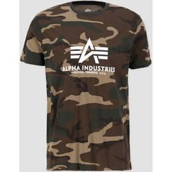 Alpha Industries Basic Camo T-Shirt, multicolore, taille XS pour Hommes