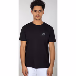 Alpha Industries Backprint Reflective T-Shirt, noir, taille L pour Hommes