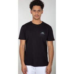 Alpha Industries Backprint Reflective T-Shirt, noir, taille L pour Hommes