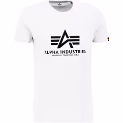 Alpha Industries Basic Rainbow Ref. T-Shirt, blanc, taille XS pour Hommes