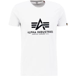Alpha Industries Basic Rainbow Ref. T-Shirt, blanc, taille XS pour Hommes