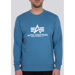 Alpha Industries Basic Sweat-shirt, bleu, taille S pour Hommes