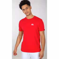 Alpha Industries Backprint T-Shirt, blanc-rouge, taille S pour Hommes