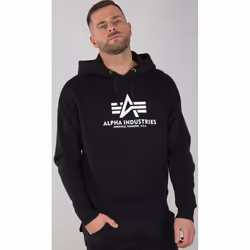 Alpha Industries Basic OS Capuche, noir, taille L pour Hommes