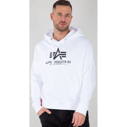 Alpha Industries Basic OS Capuche, blanc, taille S pour Hommes
