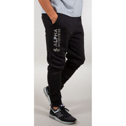 Alpha Industries Basic Foil Print Pantalons de survêtement, noir, taille 3XL pour Hommes