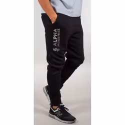 Alpha Industries Basic Foil Print Pantalons de survêtement, noir, taille 3XL pour Hommes