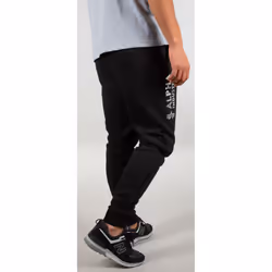 Alpha Industries Basic Foil Print Pantalons de survêtement, noir, taille 3XL pour Hommes