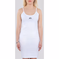 Alpha Industries Basic Small Logo Robe dames, blanc, taille M pour Femmes