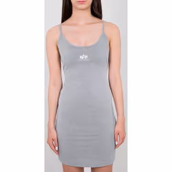 Alpha Industries Basic Small Logo Robe dames, gris, taille XL pour Femmes