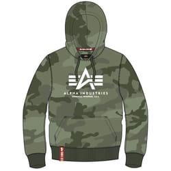 Alpha Industries Basic Camo Capuche, vert, taille M pour Hommes