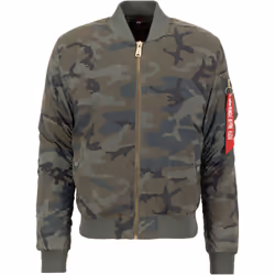 Alpha Industries MA-1 VF 59 Reflective Camo Veste, vert, taille M pour Hommes