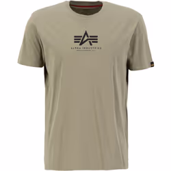 Alpha Industries Basic ML T-shirt, vert, taille S pour Hommes