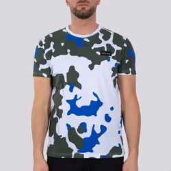 Alpha Industries Tactical Camo T T-shirt, blanc-vert, taille XL pour Hommes