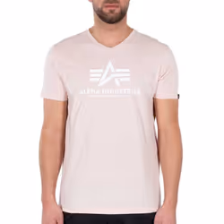Alpha Industries Basic V-Neck T-shirt, rose, taille XL pour Hommes