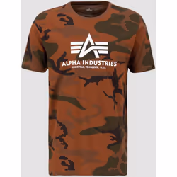 Alpha Industries Basic Camo T-Shirt, brun, taille L pour Hommes