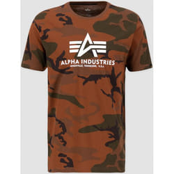 Alpha Industries Basic Camo T-Shirt, brun, taille L pour Hommes