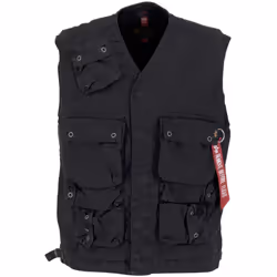Alpha Industries Military Gilet, noir, taille M pour Hommes