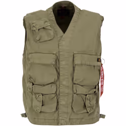 Alpha Industries Military Gilet, vert, taille S pour Hommes