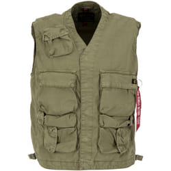 Alpha Industries Military Gilet, vert, taille XL pour Hommes