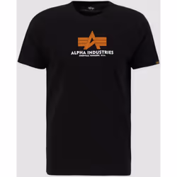 Alpha Industries Basic Rubber T-shirt, noir, taille L pour Hommes