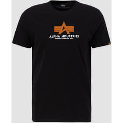 Alpha Industries Basic Rubber T-shirt, noir, taille L pour Hommes