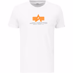 Alpha Industries Basic Rubber T-shirt, blanc, taille S pour Hommes